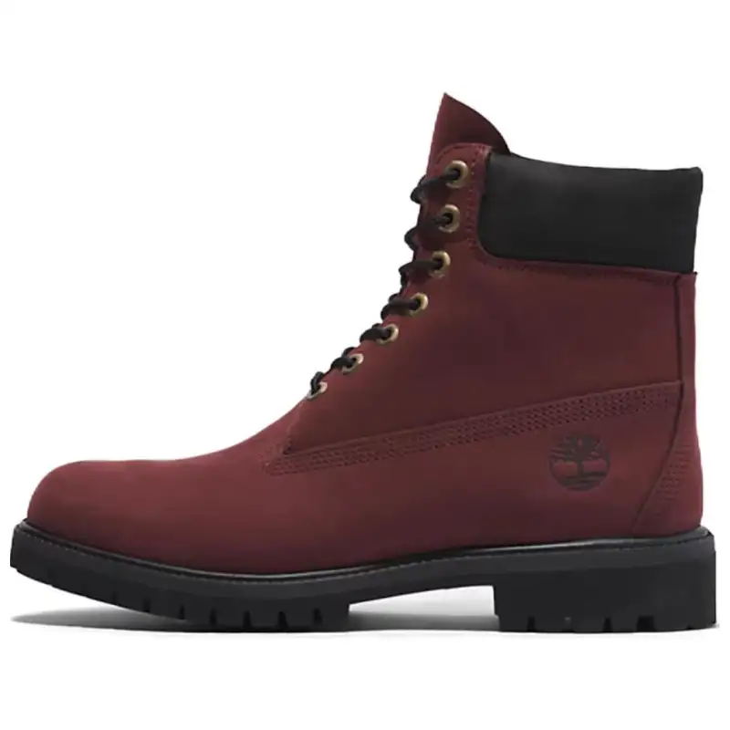 Timberland PREMIUM 6 Waterproof And Wear resistant Crew Outdoor Boots Men's Red