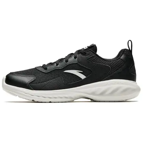 Anta Slip Resistant And Abrasion Resistant Coverage Low top Casual Sprint Running Shoes Women's Black