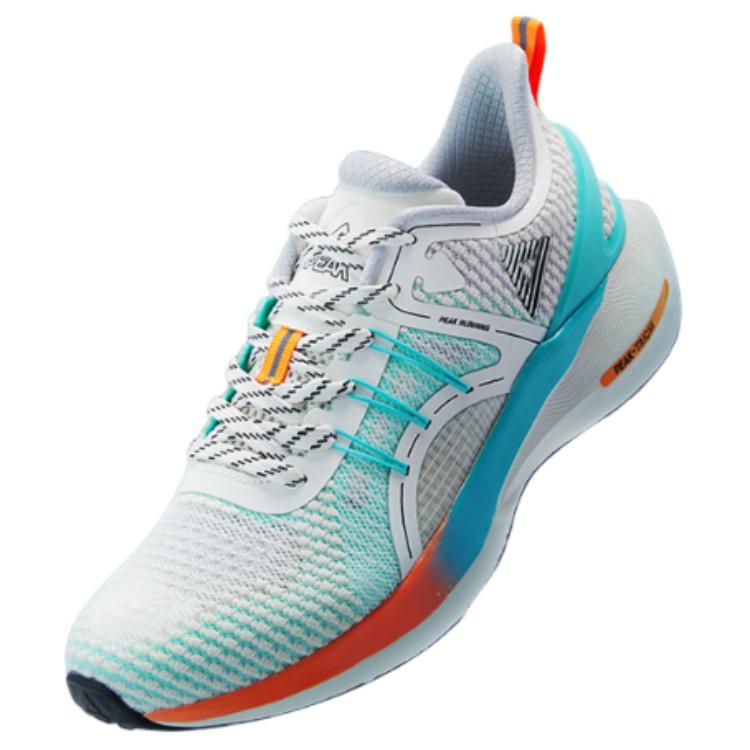 PEAK Aurora Cushioning Slip Resistant Abrasion Resistant Breathable Low top Running Shoes Men’s Ecru