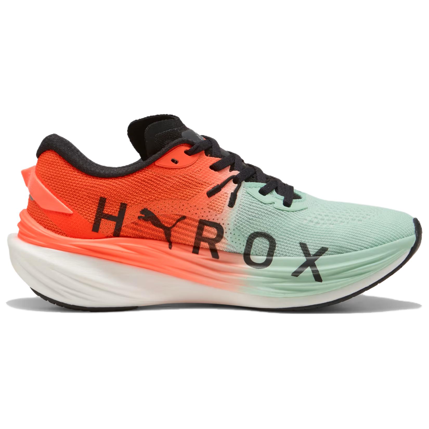 HYROX x PUMA Deviate NITRO 3 Comfortable And Lightweight Abrasion Resistant Low top Running Shoes Women’s Red Green