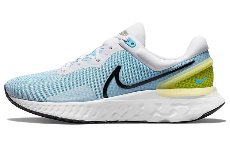 Nike React Miler 3 White Chlorine Vivid Sulfur
