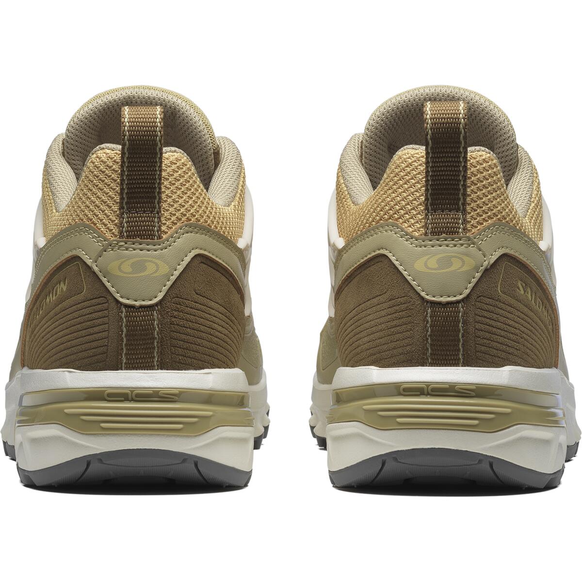 SALOMON ACS+ Abrasion Resistant Low top Casual City Commuting Running Shoes Unisex Light Brown