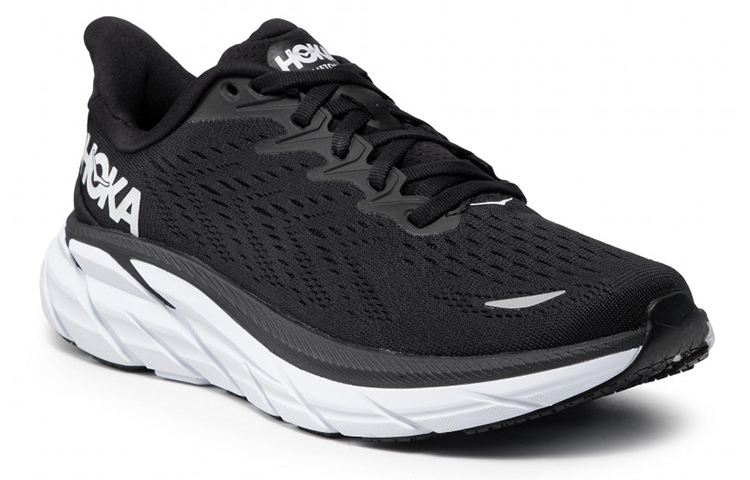 HOKA ONE ONE Clifton 8 Wide ‘Black White’ Women’s