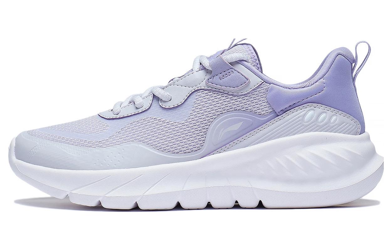 Li Ning Easy Fit Fle Cushioning Slip Resistant Abrasion Resistant Breathable Low top Casual Running Shoes Women's