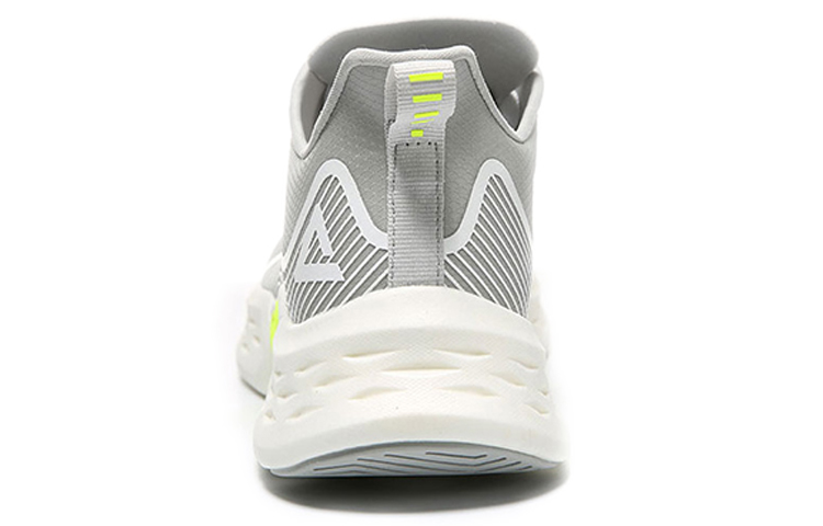 PEAK Fabric Abrasion Resistant Breathable Low top Running Shoes Men’s Ice Gray
