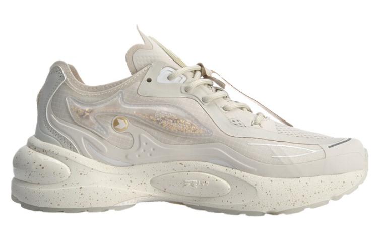 Li Ning V8 1.5 Fabric Slip Resistant, Abrasion Resistant, Lightweight Low top Running Shoes Women’s White Gold