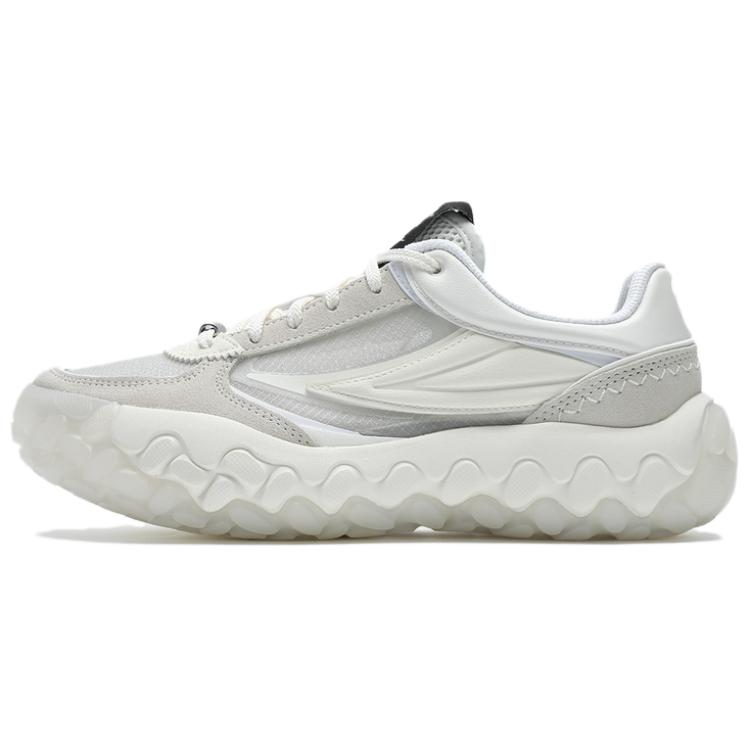 FILA Gara Abrasion Resistant Low top Running Shoes Women's White Gray