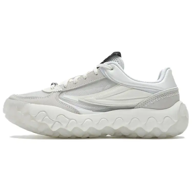 FILA Gara Abrasion Resistant Low top Running Shoes Women's White Gray