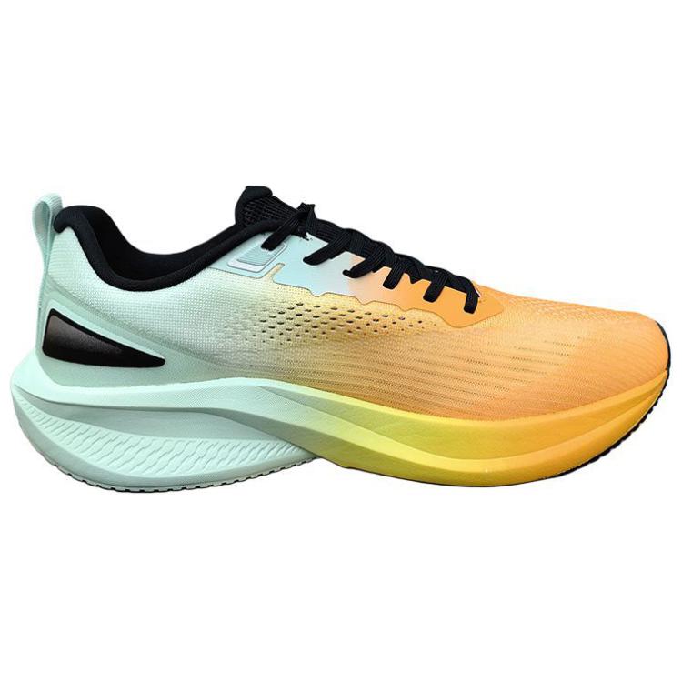Erke Slip Resistant Abrasion Resistant Low top Casual Running Shoes Men’s Orange Green