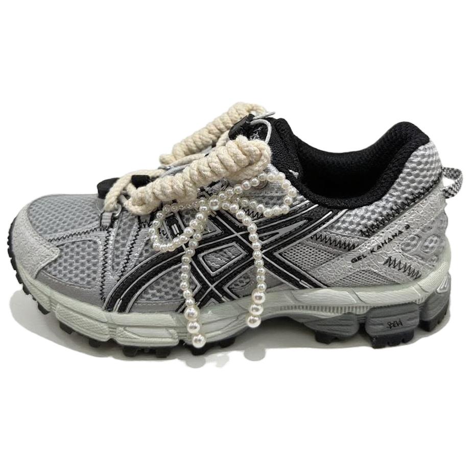 ASICS Gel Kahana 8 FL Bowknot Non slip Lightweight Low top Casual Running Shoes Women’s Silver Gray