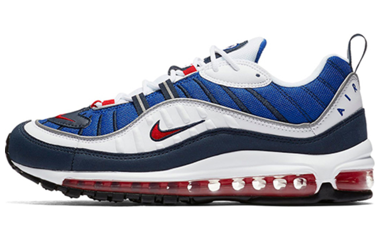 Мужские кроссовки Nike Nike Air Max 98 Gundam (2018) (бело-сине-красные)