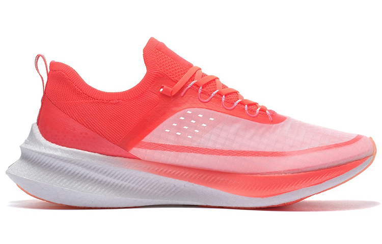 Li Ning Feidian Challenger 䨻 Cushioning Abrasion Resistant Breathable Low top Running Shoes Men’s Neon Fruit Red