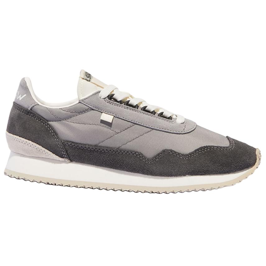 Norman Walsh Leather, Nylon Abrasion Resistant, Breathable, Lightweight Low top Running Shoes Men's Gray