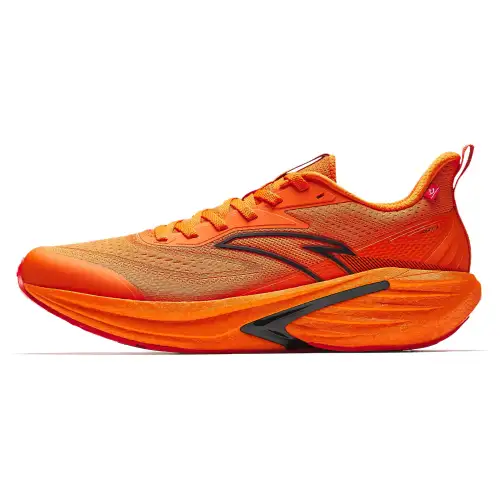 Anta Rocket 7 Wear resistant And Lightweight Low top Casual Running Shoes Men's Flame Orange Red