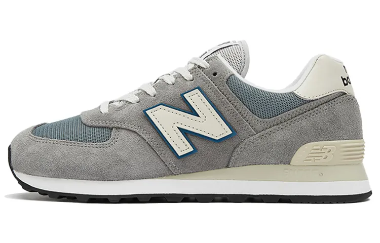 New Balance NB 574 Breathable Low top Casual City Commuting Running Shoes Unisex Concrete Gray