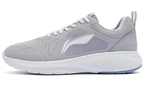Li Ning Low top Running Shoes Women's Soft Gray Purple