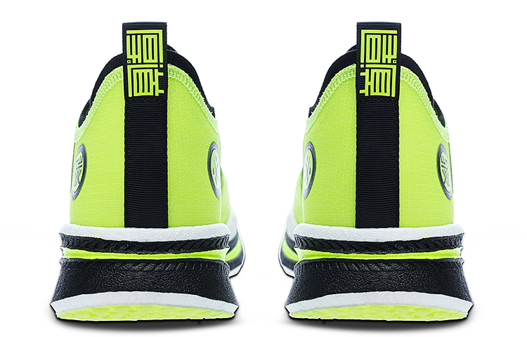 BMAI Mesh Cushioning Slip Resistant Abrasion Resistant Low top Running Shoes Women's Neon Green