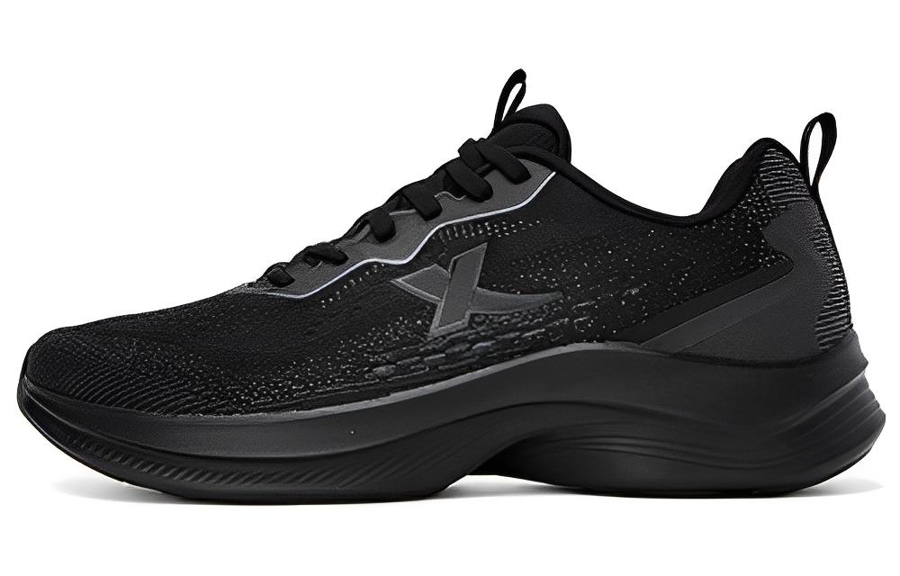 XTEP Cushioning Slip Resistant Abrasion Resistant Low top Running Shoes Men’s Black