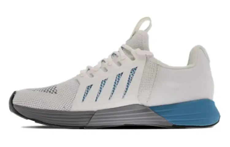 INOV 8 Cushioning Slip Resistant Breathable Low top Running Shoes Men's White Gray Blue