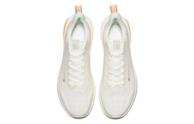 Erke Light Cloud Cushioning Slip Resistant Abrasion Resistant Low top Casual Running Shoes Women’s White Orange