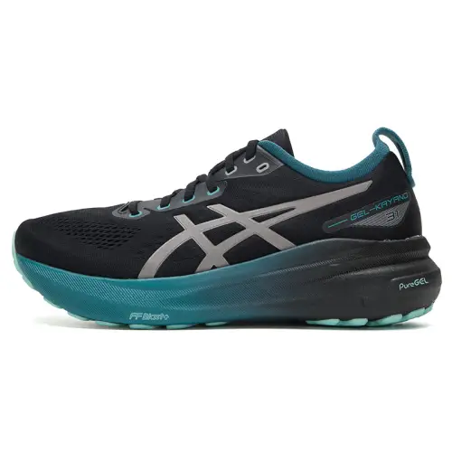 ASICS Gel Kayano 31 Abrasion Resistant Breathable Low top Marathon Long Distance Running Shoes Men's Black Gray