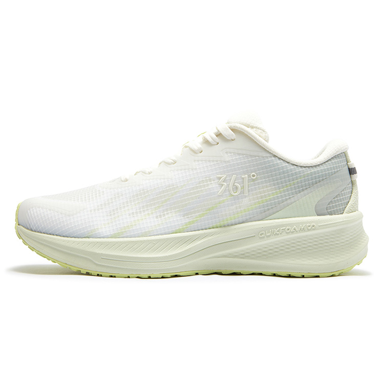 361° Sharp Sparkle Slip Resistant Abrasion Resistant Low top Casual Running Shoes Women’s White Melon Green