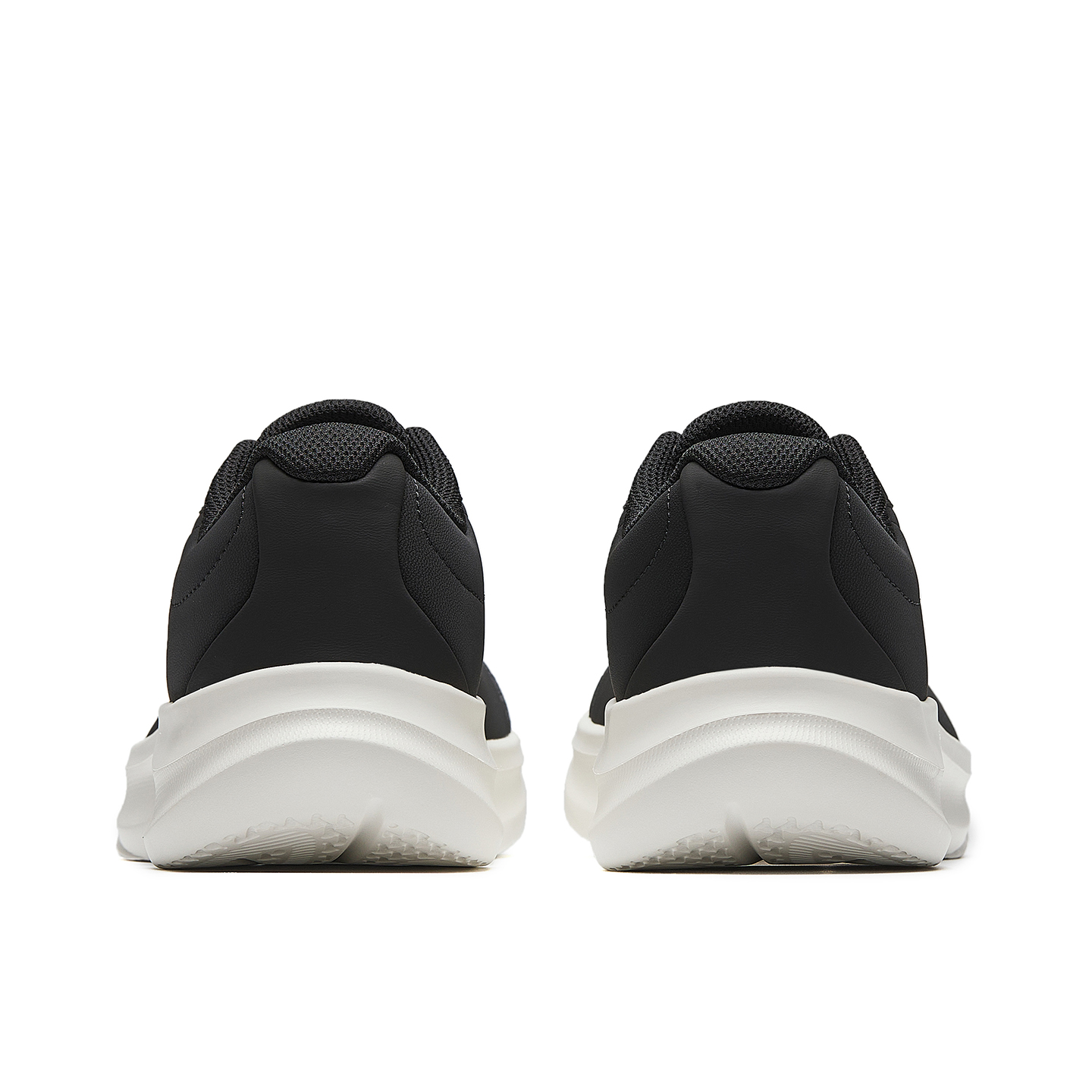 Anta Cushioning Abrasion Resistant Cushioning, Wear Resistant Low top Casual Running Shoes Men’s Black/Ivory White