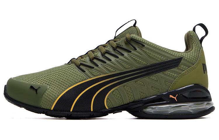 Кроссовки PUMA Voltaic Evo (зелено-черно-оранжевые)