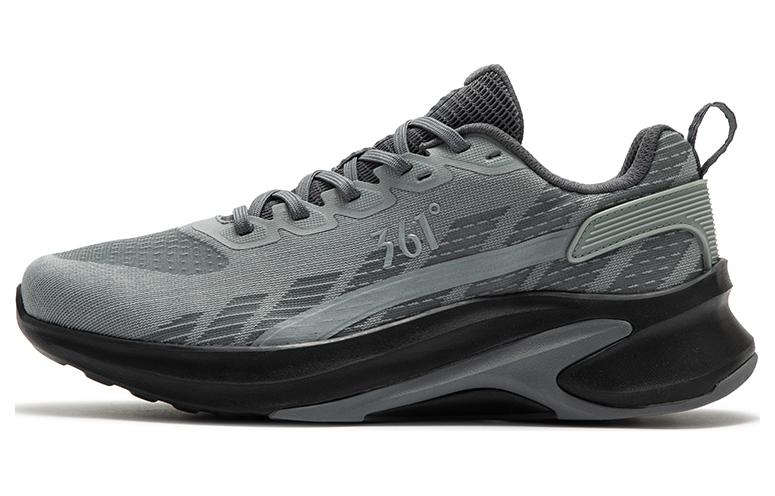 361° Cushioning Breathable Rebound Low top Running Shoes Men’s Gray Black