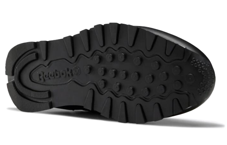 Унисекс кроссовки Reebok Classic Leather (черно-белые) — фото 5