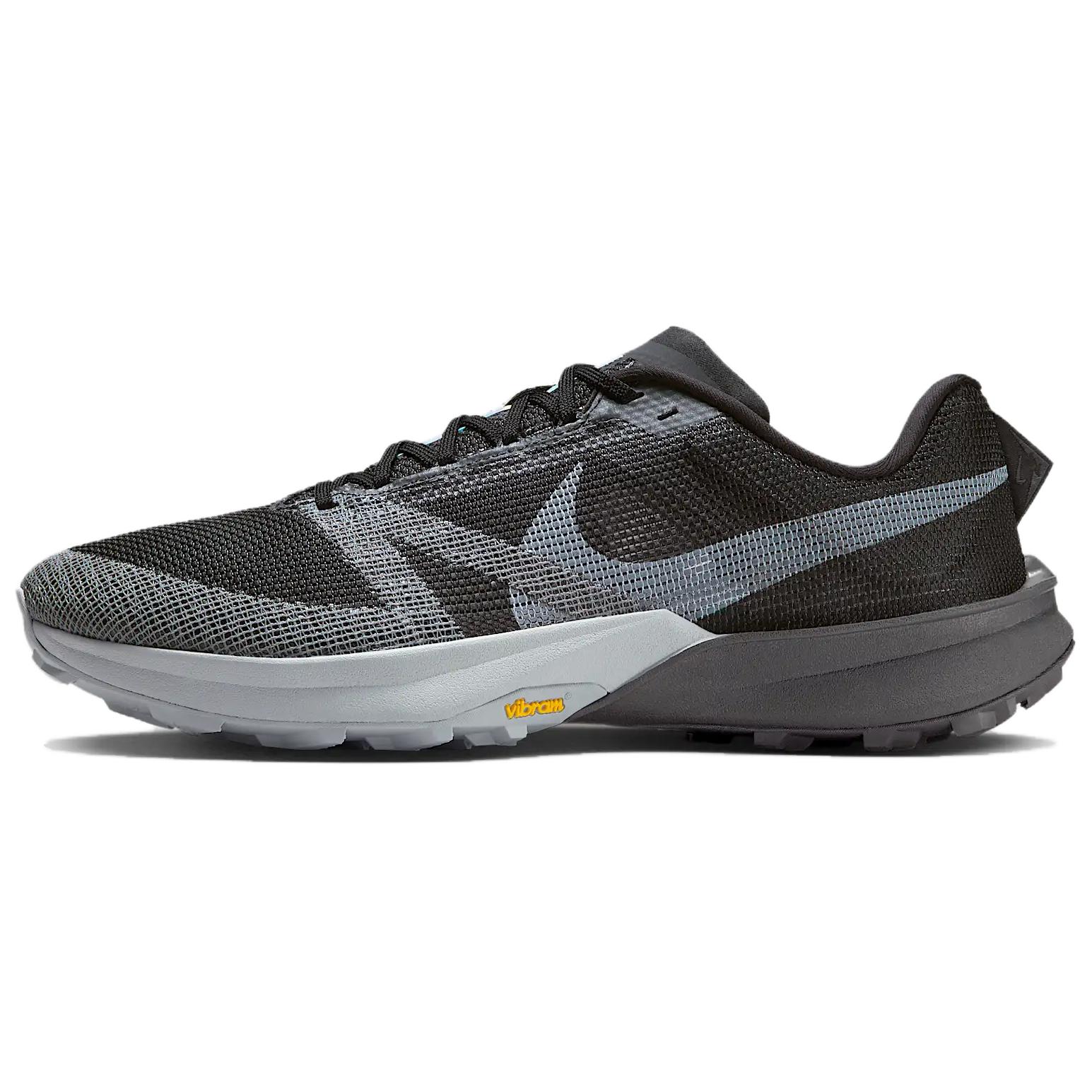 Мужские кроссовки Nike Kiger 10 (черно-бело-серые)