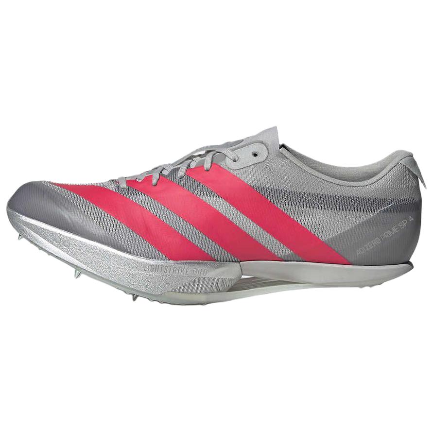 Кроссовки adidas ADIZERO PRIME SP 4 (серебристо-розовые)