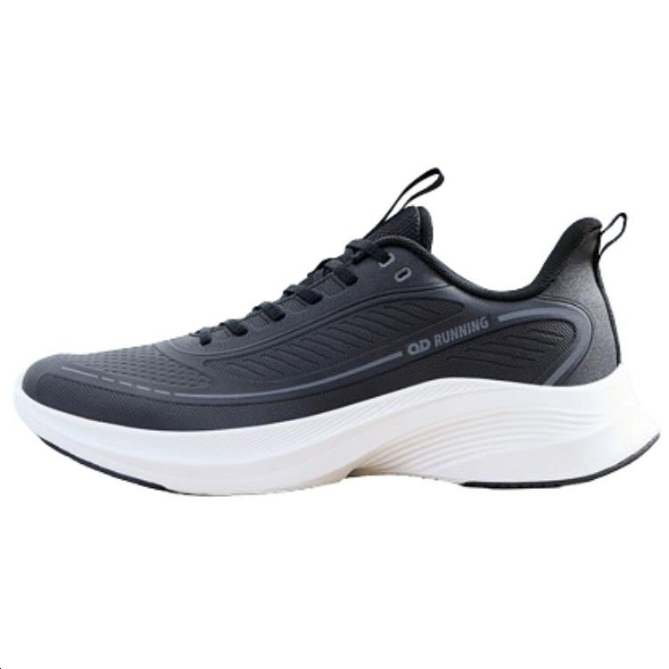 QIAODAN Cushioning, Wear Resistant Low top Casual Running Shoes Men’s Black
