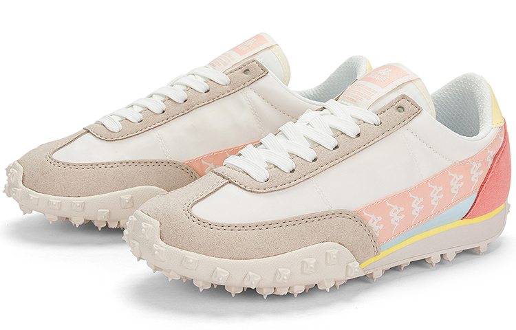 Kappa Low top Casual Running Shoes Women’s White Khaki Brown Pink Blue Yellow