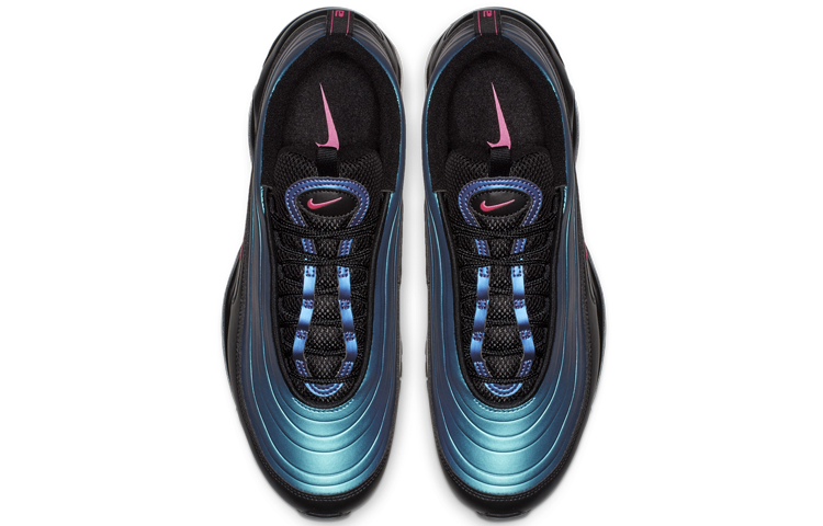 Мужские кроссовки Nike Air Max 97 LX (черно-фиолетовые) — фото 4