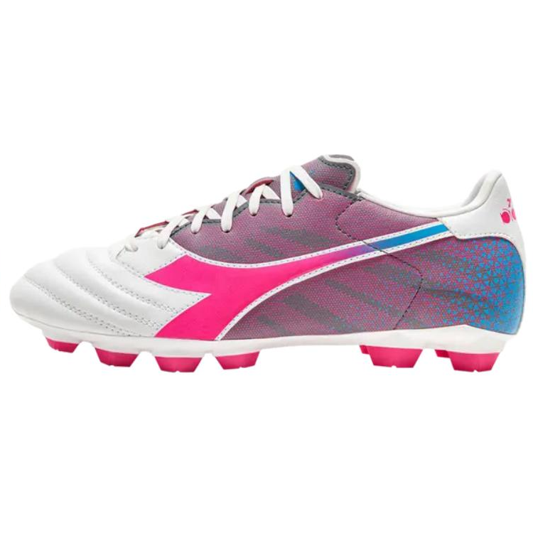 Diadora Brasil Elite Soccer Shoes Unisex Pink White