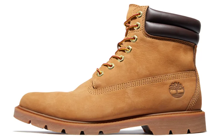 Timberland Classic 6 Inch Leather Abrasion Resistant Short Outdoor Boots Men's Brown