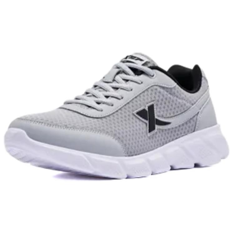 XTEP Cushioning Abrasion Resistant Breathable Lightweight Low top Running Shoes Men’s Gray Black