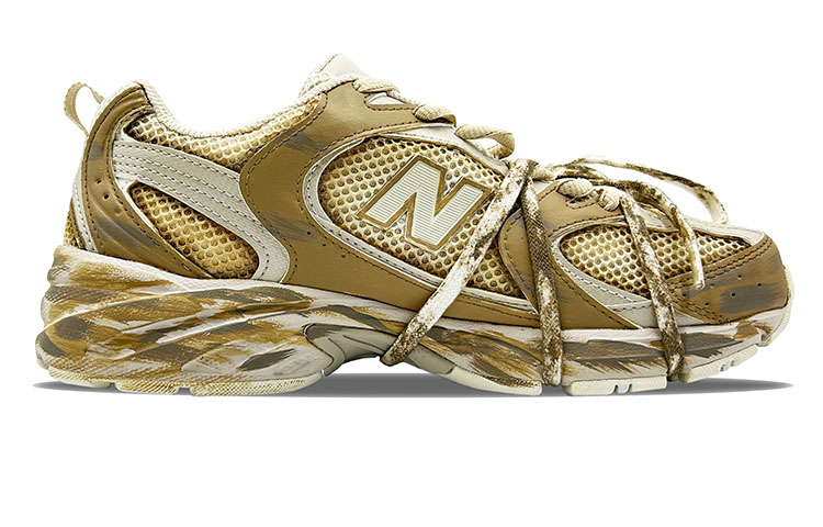 New Balance NB 530 Running Shoes Unisex Low Top Gold