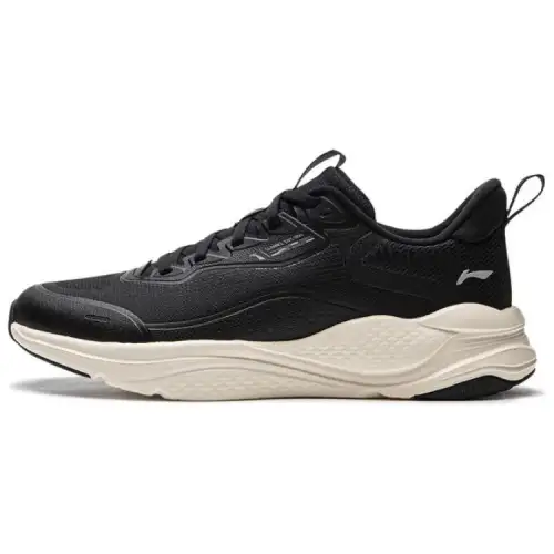 Li Ning Liuyun Slip Resistant Abrasion Resistant Low top Running Shoes Women's Black