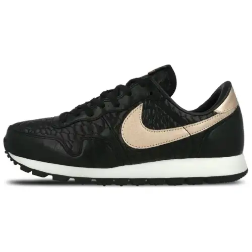 Nike Air Pegasus 83 Premium Quilted Black Metallic Rose Gold Women's