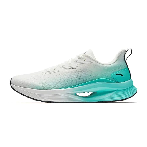 Anta Hydrogen Run Cool Retro Sports Low top Casual City Commuting Running Shoes Men's White Green