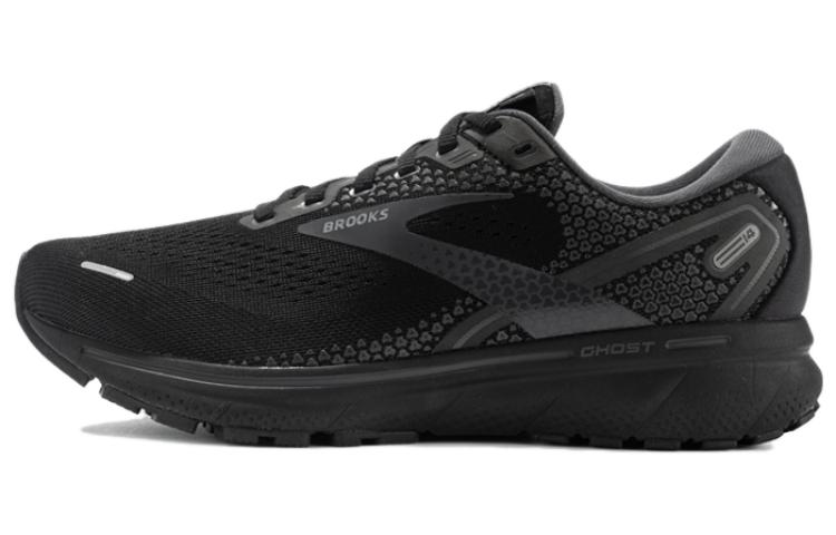 Brooks Brooks Ghost 14 round head lace-up non-slip wear-resistant low-top running shoes for women black