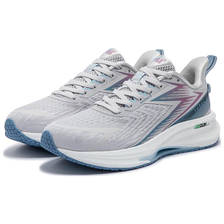 361° TITAN Ⅱ PRO Slip Resistant Abrasion Resistant Low top Casual Running Shoes Women’s Gray Blue