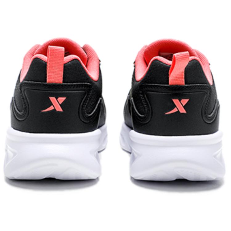 XTEP Cushioning Waterproof Lightweight Low top Casual Running Shoes Women’s Black Vibrant Pink
