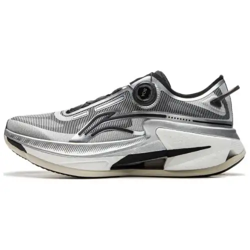 Li Ning Furious Rider 8 PRO Slip Resistant Abrasion Resistant Low top Running Shoes Men's Gray Black White