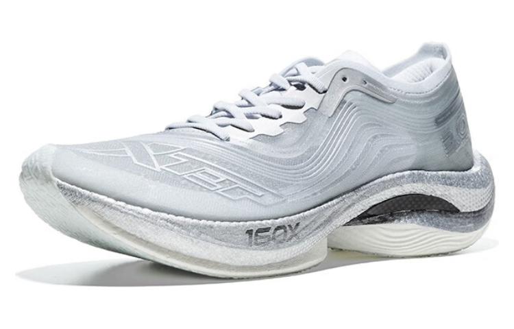 XTEP 160X 3.0 Cushioning Slip Resistant Abrasion Resistant Low top Running Shoes Women’s Gray Silver