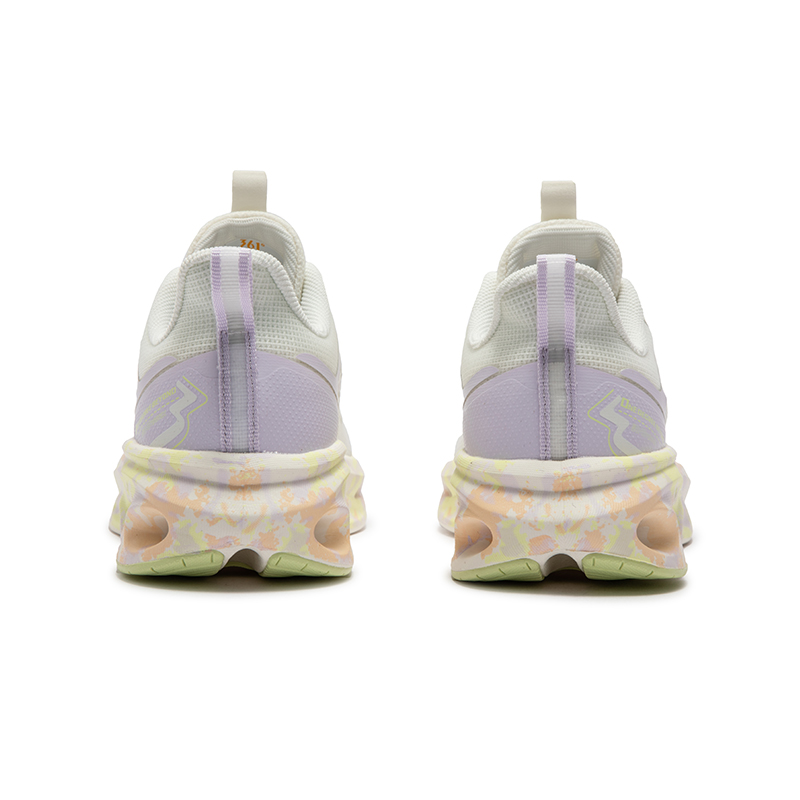 361° Cushioning Abrasion Resistant Breathable Low top Casual Running Shoes Women’s White Purple