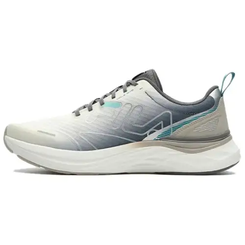 FILA Vola Evo Breathable Lightweight Breathable And Lightweight Low top Casual Running Shoes Men's White Gray