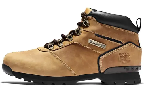 Timberland Splitrock Nubuck Mid Hiker Ankle Length Outdoor Boots Earth Yellow